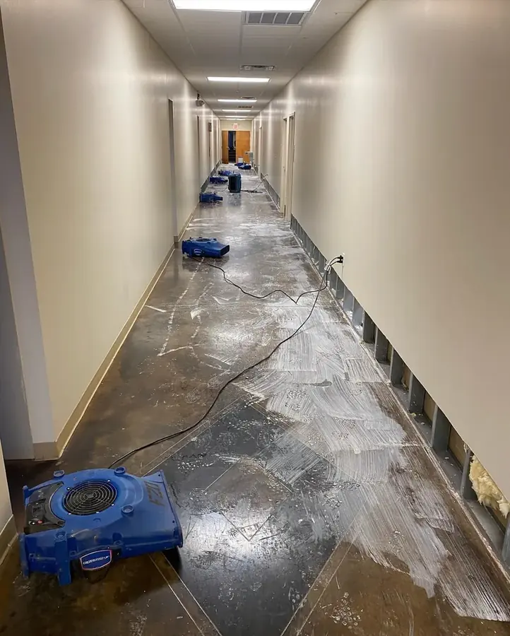 Storm roof leak dried in a ceiling in a Chino Hills, CA home