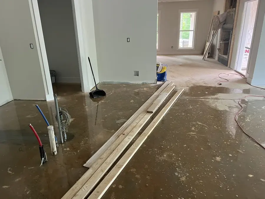 Burst pipe water damage in a Chino Hills, CA home