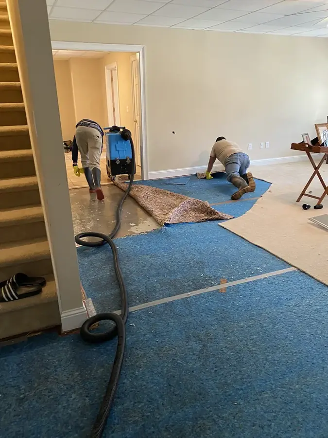Hillside runoff cleanup in a Chino Hills, CA home