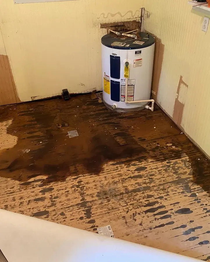 Water heater flood in a Chino Hills, CA home